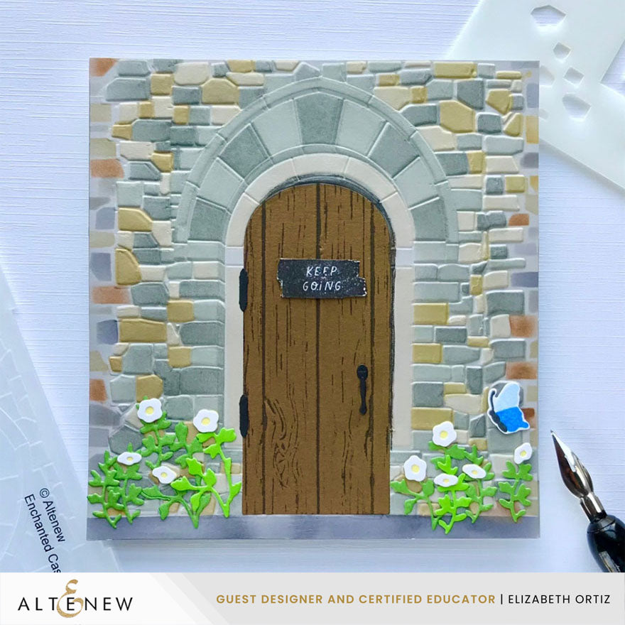 Enchanted Castle Window Simple Coloring Stencil Set (5 in 1)