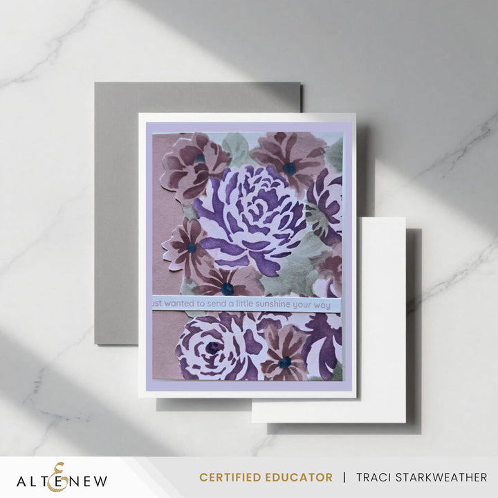 Flower Bed Layering Stencil Set (6 in 1) - Altenew