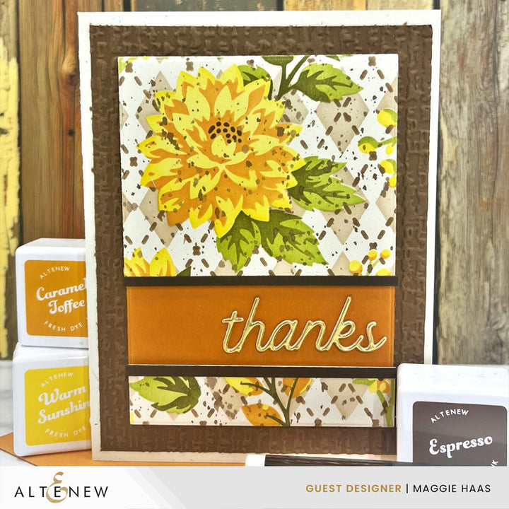 Stencil Art: Botanical Argyle Layering Stencil Set (6 in 1)