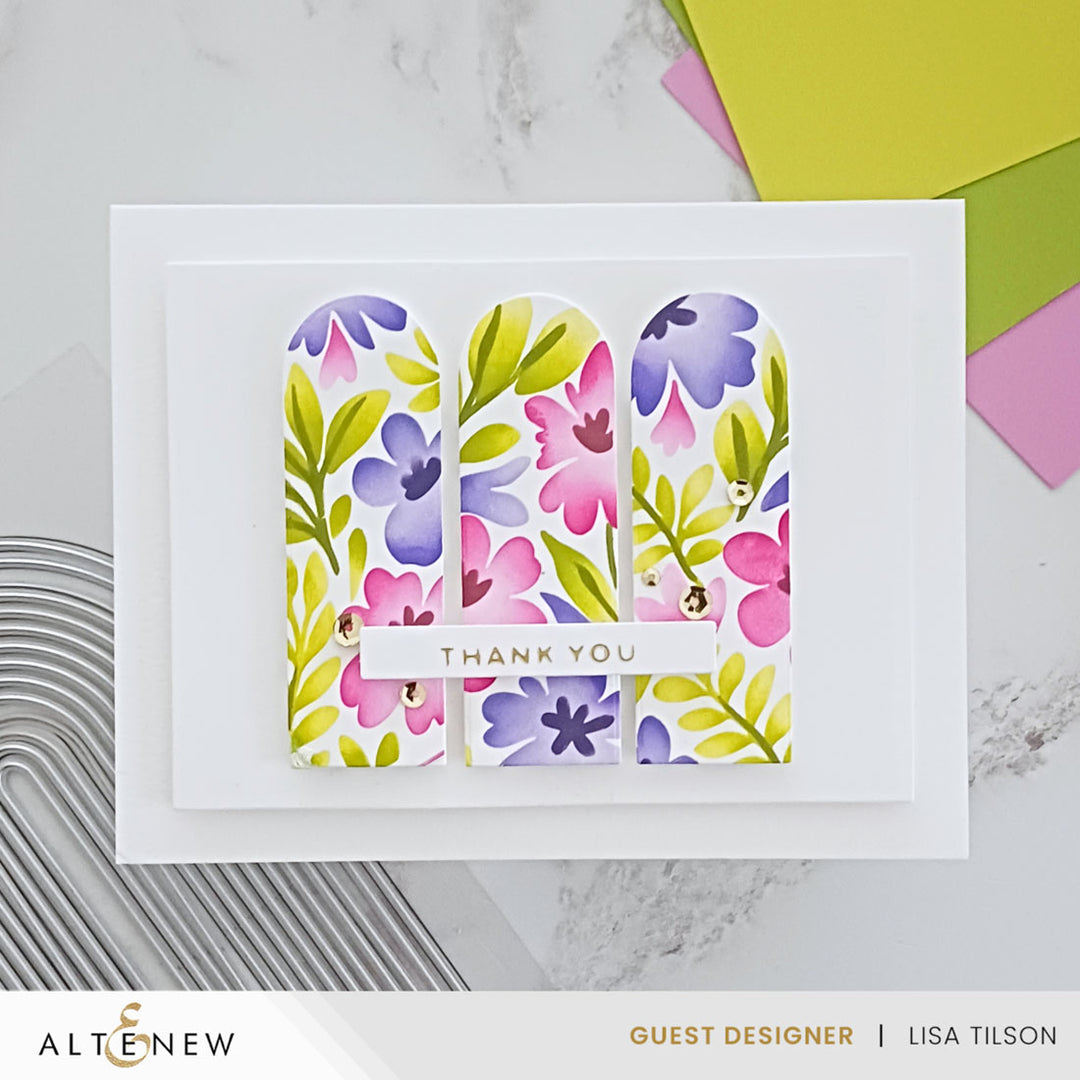 Stencil Art: Styled Backgrounds Layering Stencil Set (6 in 1) - Altenew