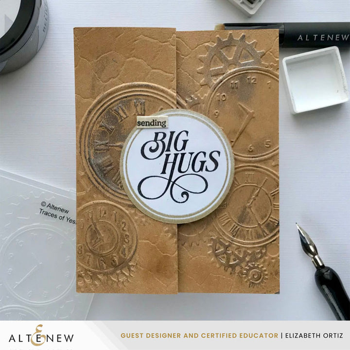Traces of Yesterday 3D Embossing Folder - Altenew
