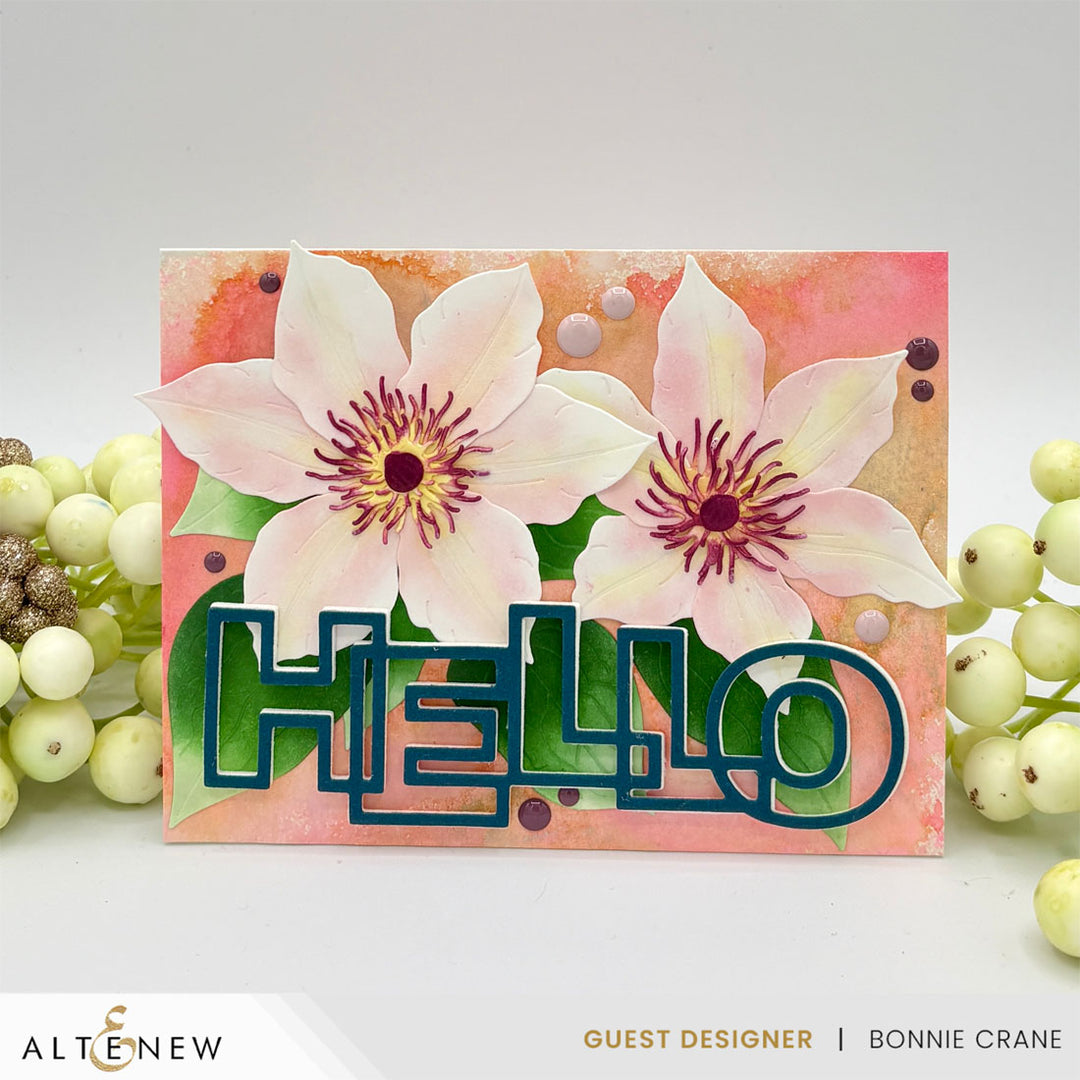 Craft-A-Flower: Clematis Layering Die Set - Altenew