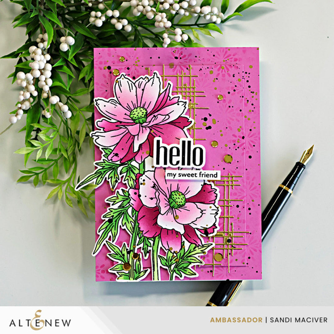 Build-A-Garden: Sulfur Cosmos & Add-on Die Bundle - Altenew
