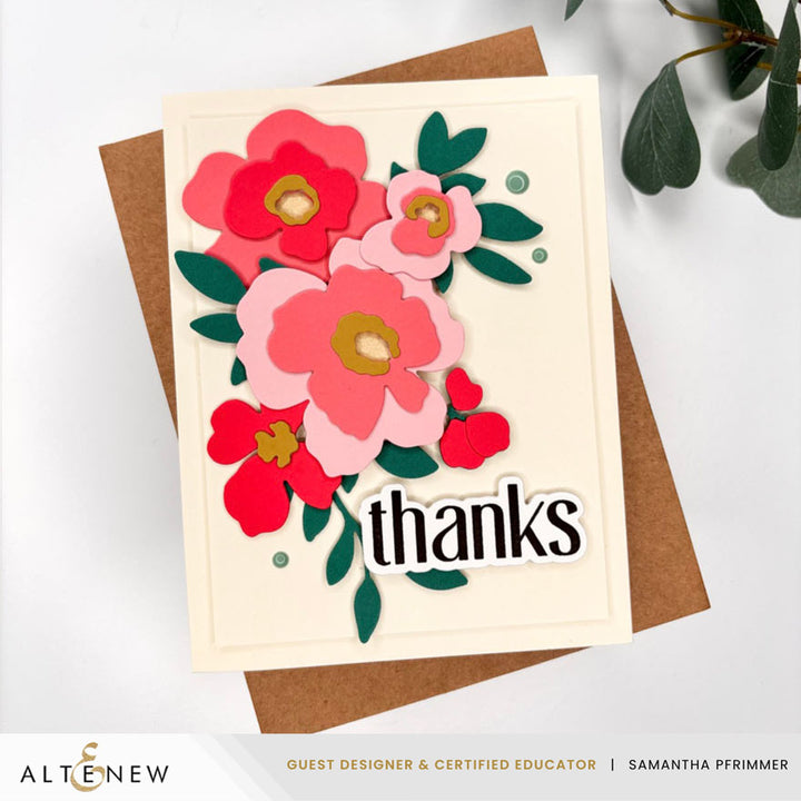 Creative Cuts: Botanical Waltz Layering Die Set - Altenew