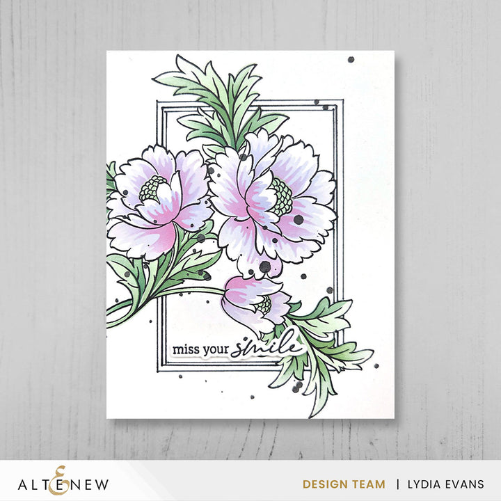 Build-A-Garden: Scripted in Bloom Add-On Die Set - Altenew