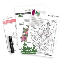 Build-A-Garden: Flourished Flora & Add-On Die Bundle - Altenew