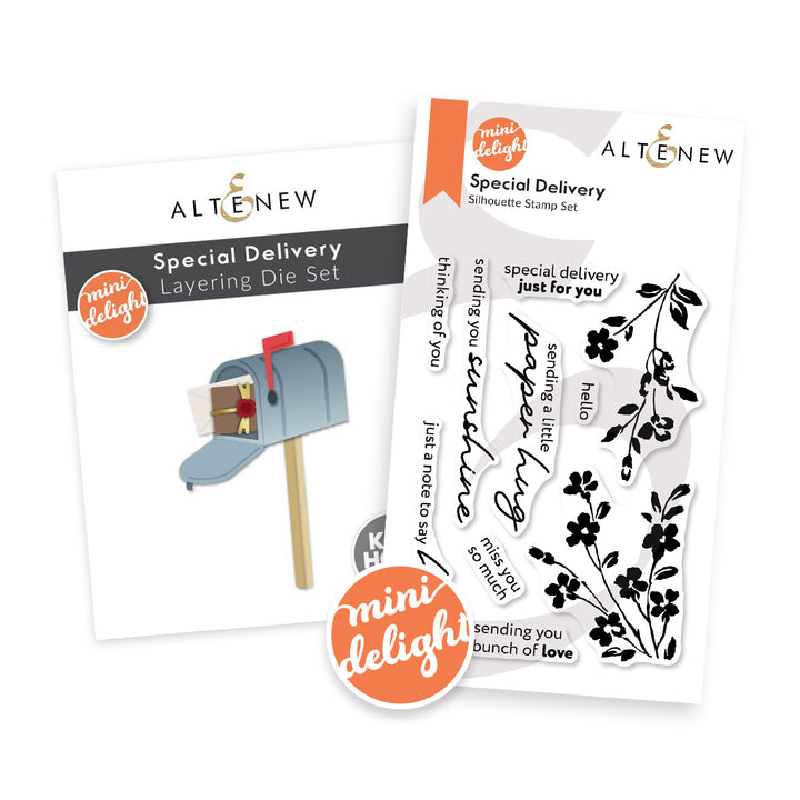 Mini Delight: Special Delivery Stamp & Die Set - Altenew