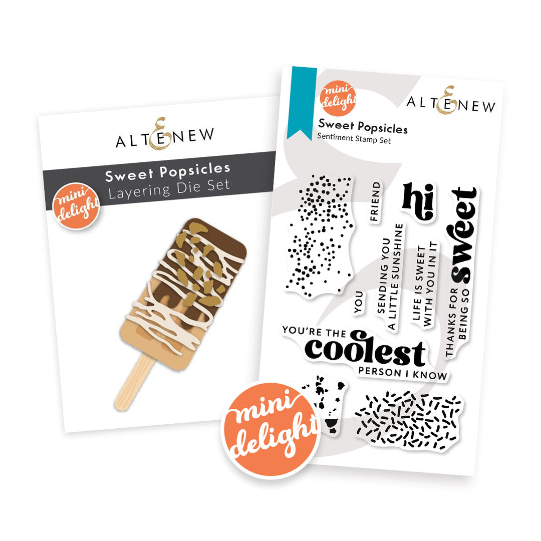 Mini Delight: Sweet Popsicles Stamp & Die Set