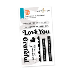 Mini Delight: Expressions of the Heart Stamp & Die Set - Altenew