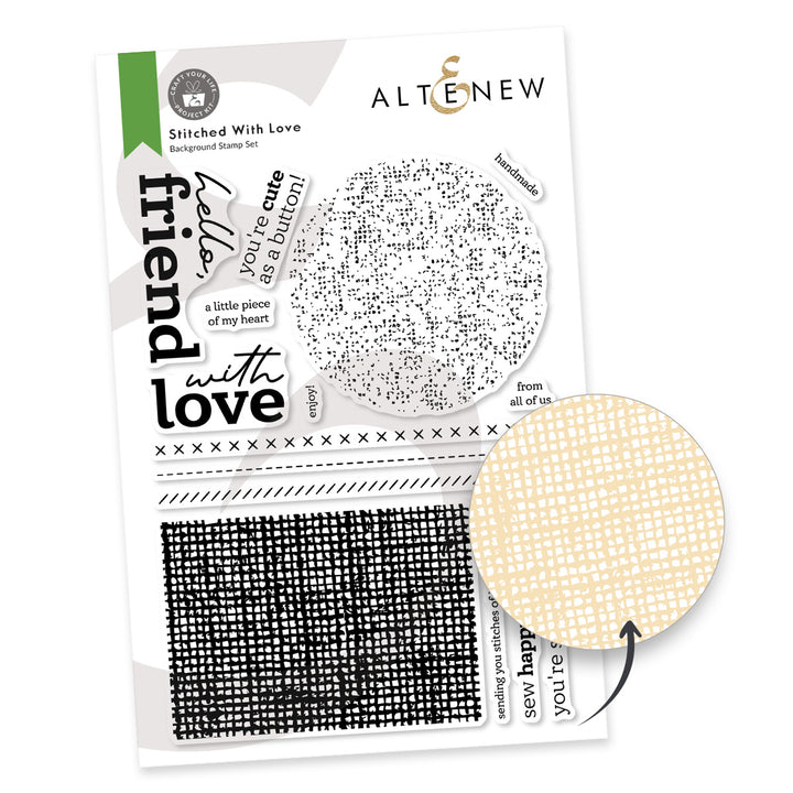 Craft Your Life Project Kit: Stitched With Love & Add-On Die Bundle - Altenew