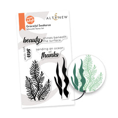 Mini Delight: Graceful Seahorse Stamp & Die Set - Altenew