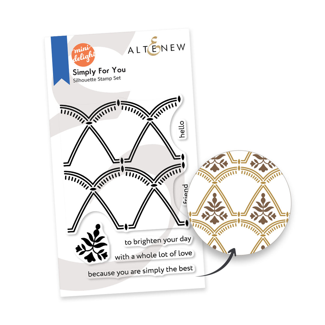 Mini Delight: Simply For You Stamp & Layering Die Set