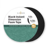 Black Instant Dimension Foam Tape - 1/16'' x 1/4'' x 15m - Altenew