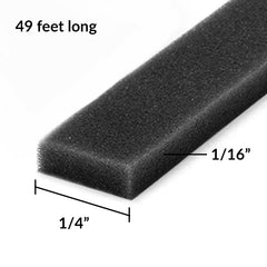 Black Instant Dimension Foam Tape - 1/16'' x 1/4'' x 15m - Altenew