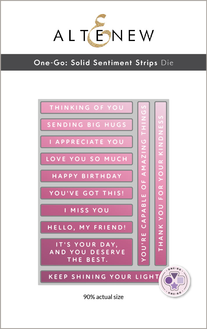 Solid Sentiments Starter Bundle - Altenew