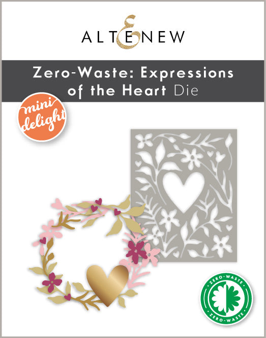 Mini Delight: Expressions of the Heart Stamp & Die Set - Altenew