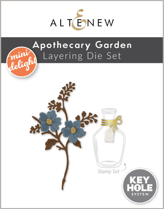Mini Delight: Apothecary Garden Stamp & Die Set - Altenew