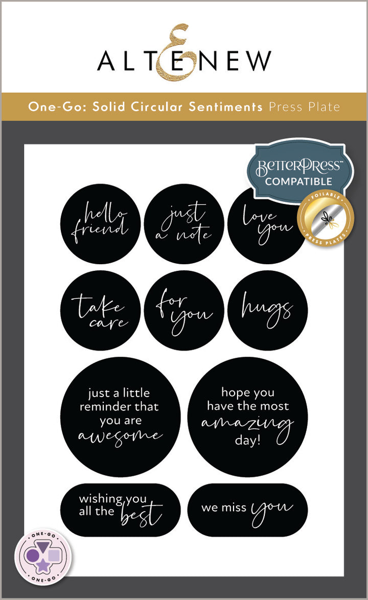 One-Go: Solid Circular Sentiments