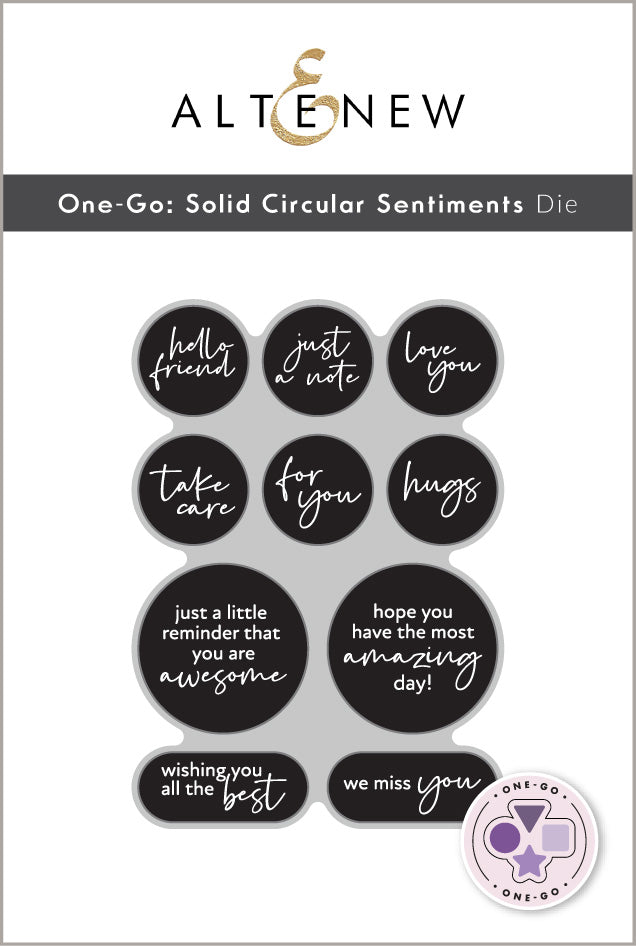 One-Go: Solid Circular Sentiments
