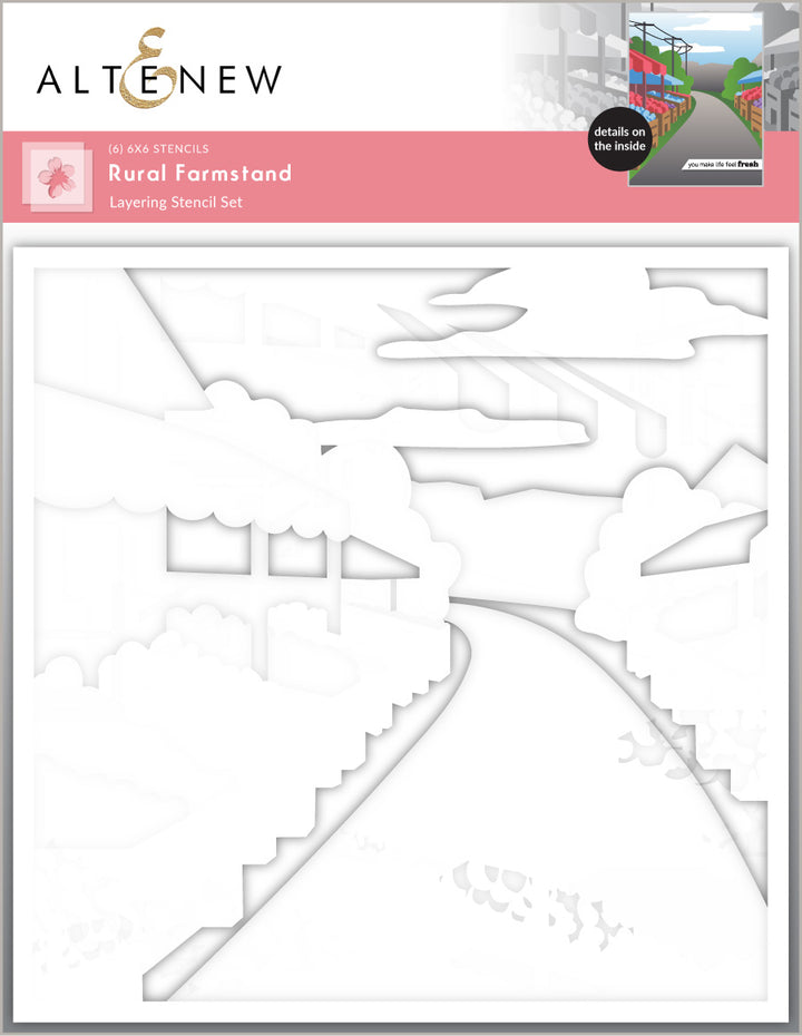 Rural Farmstand Layering Stencil Set (6 in 1)