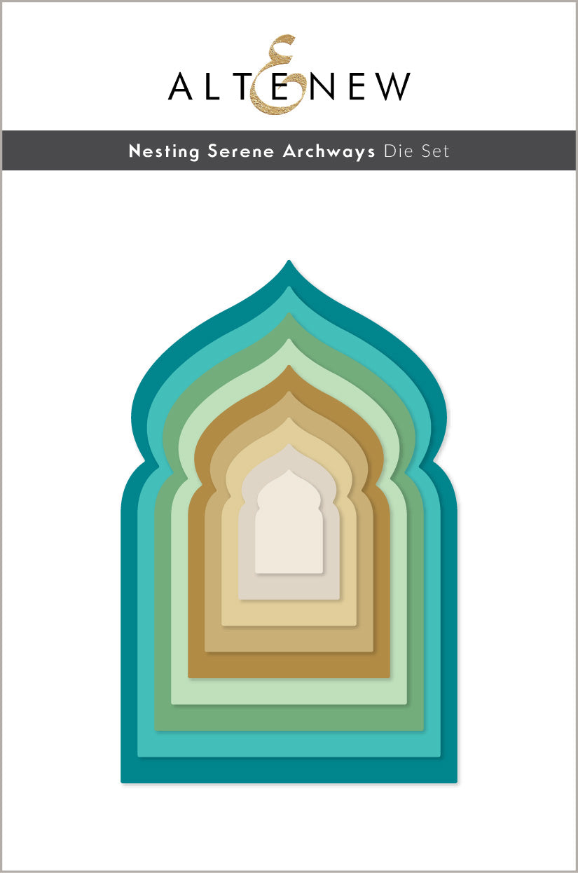 Nesting Serene Archways Die Set - Altenew