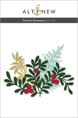 Festive Greenery Die Set - Altenew