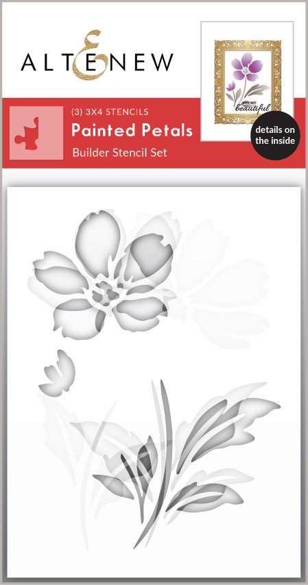Painted Petals Stencil Set (3 in 1)