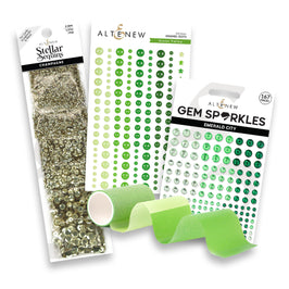 Mix and Match Embellishments Sampler Bundle - Green - Altenew