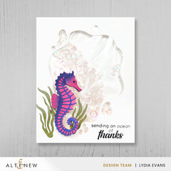Mini Delight: Graceful Seahorse Stamp & Die Set - Altenew