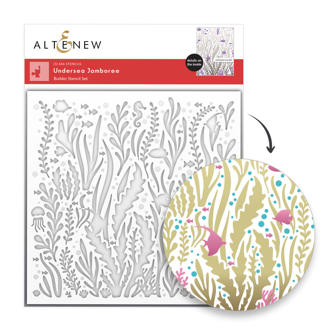 Undersea Jamboree Stencil Set (3 in 1) - Altenew