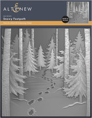 Snowy Footpath 3D Embossing Folder - Altenew
