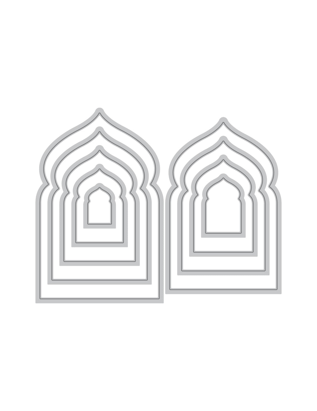 Nesting Serene Archways Die Set - Altenew