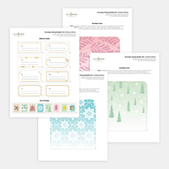 Printable Envelope Styling Builder Kit: Holiday Edition