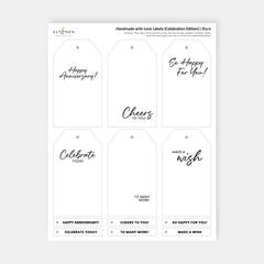 Handmade with Love Labels – Celebration Edition (Printable Gift Tags & Craft Labels) - Altenew