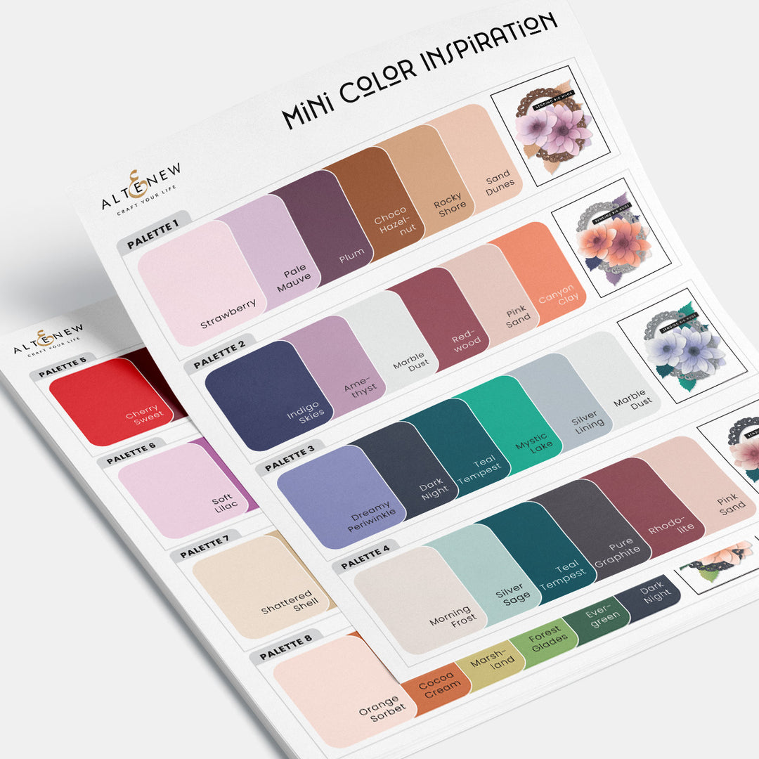 Regal-Themed Printable Swatches for Paper Crafting - Altenew