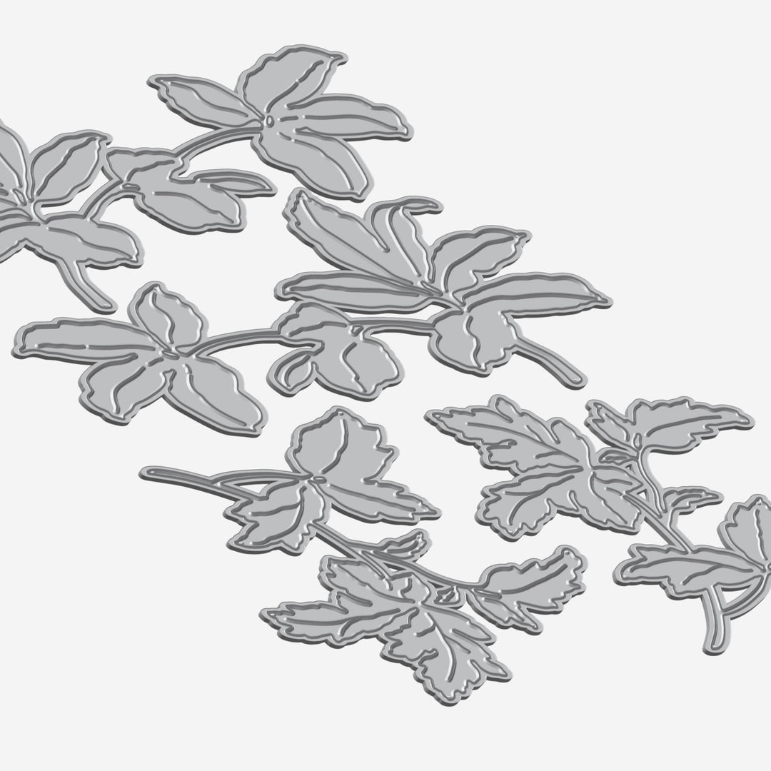 Altenew Twin Leaves Sprays die set for crafting and card making, featuring detailed leaf design dies.