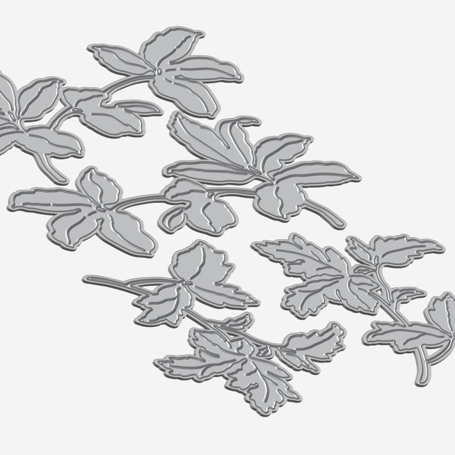 Altenew Twin Leaves Sprays die set for crafting and card making, featuring detailed leaf design dies.