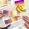 Sky Gradient-Themed Printable Swatches for Paper Crafting
