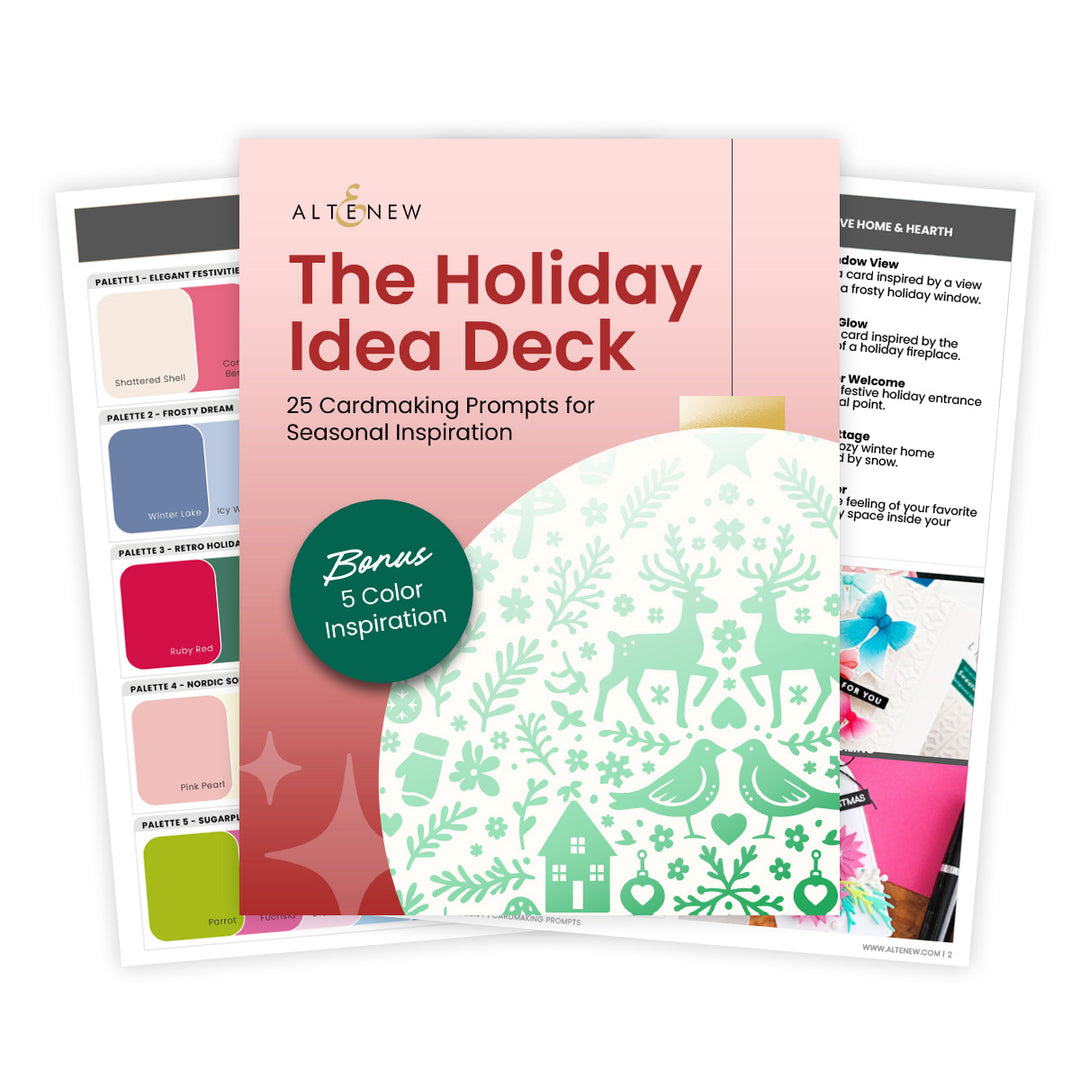 The Holiday Idea Deck: 25 Cardmaking Prompts (Printable)