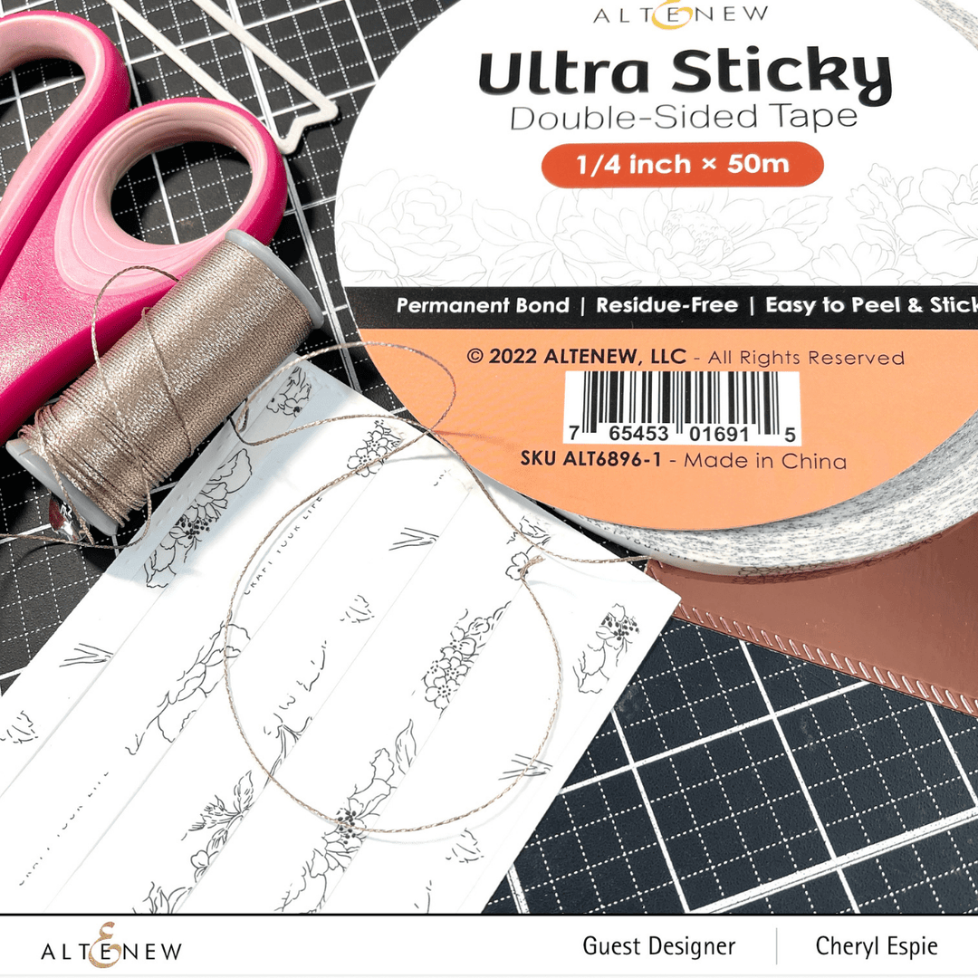 Kingzom Adhesive Tape CO., LTD Adhesives Ultra Sticky Double Sided Tape (1/4 inch × 50m)