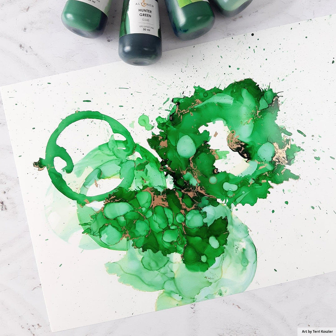 Sweet Leaf Alcohol Ink