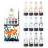 Beach Garden Artist Alcohol Markers Set & Alcohol Ink Bundle (12 colors)