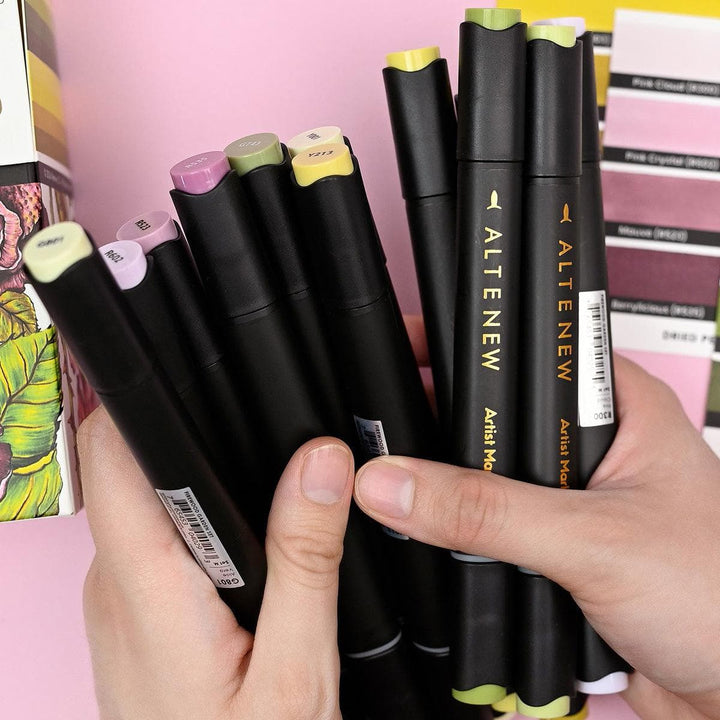 Woodland Garden & Firewood Garden Artist Alcohol Markers