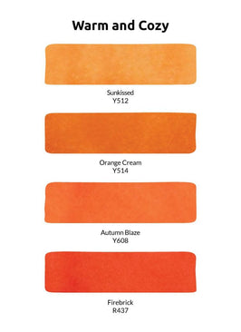 Artist Alcohol Markers Warm & Cozy Set