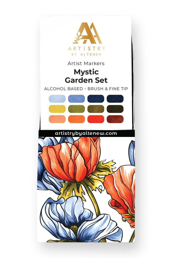 Mystic Garden Artist Alcohol Markers Set J