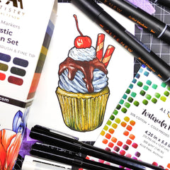Mystic Garden Artist Alcohol Markers Set J