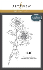 Altenew Betterpress Plate Bundle Wildflower Waltz Press Plate Bundle