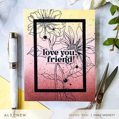 Altenew Betterpress Plate Bundle Wildflower Waltz Press Plate Bundle