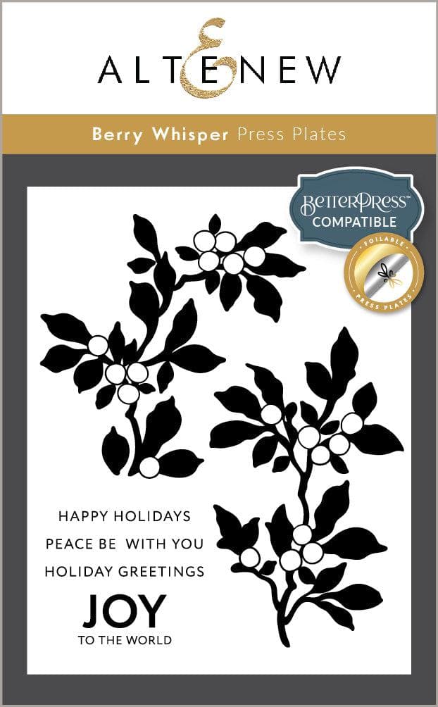 Berry Whisper Press Plate
