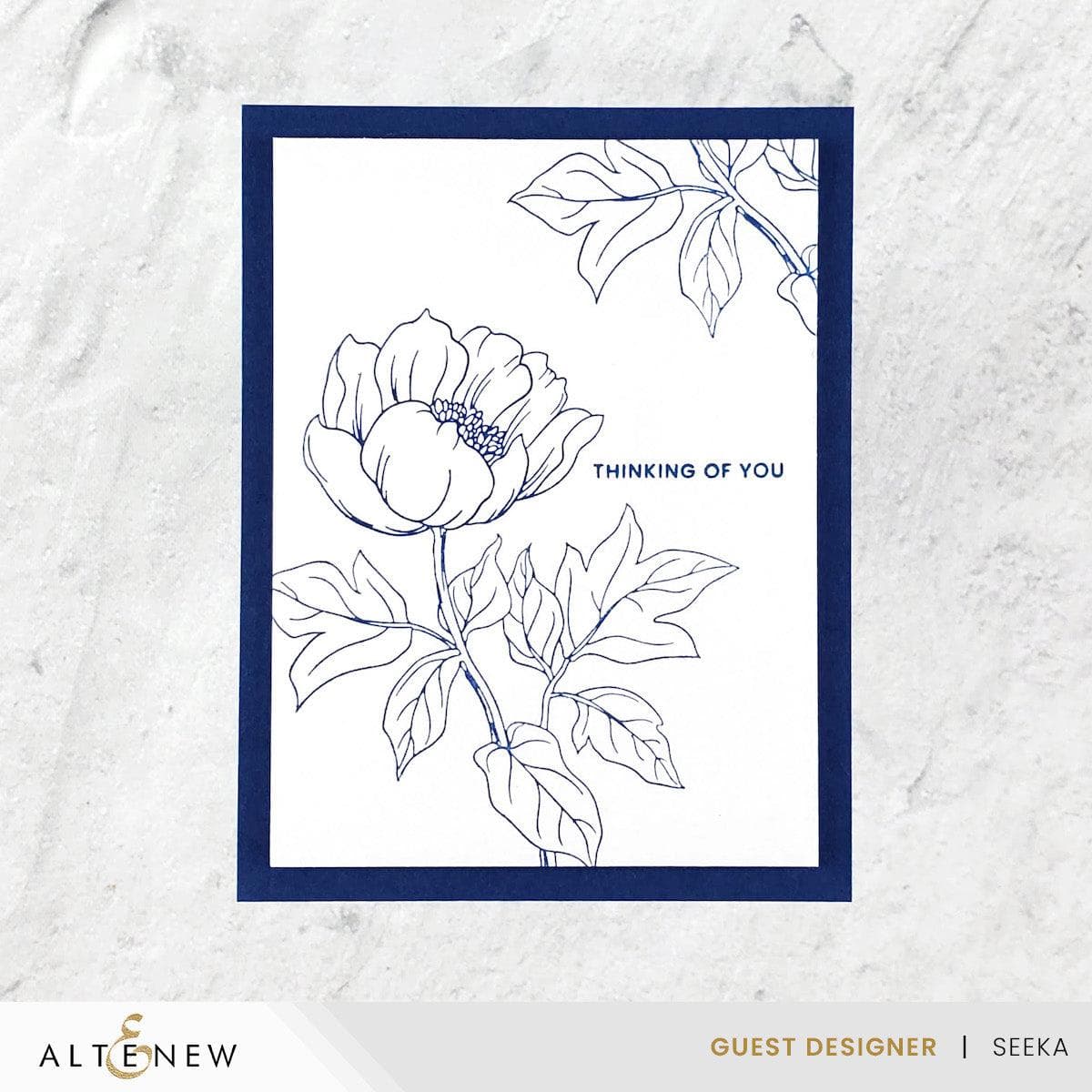 Spellbinders Betterpress Plates Billowing Flower Press Plates